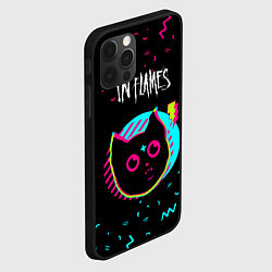 Чехол для iPhone 12 Pro Max In Flames - rock star cat, цвет: 3D-черный — фото 2