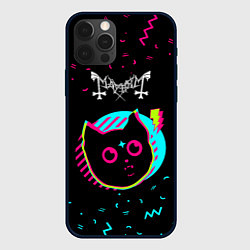 Чехол iPhone 12 Pro Max Mayhem - rock star cat