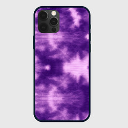 Чехол iPhone 12 Pro Max Фиолетовый тайдай