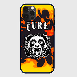Чехол iPhone 12 Pro Max The Cure рок панда и огонь