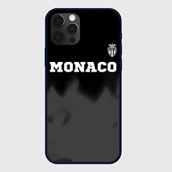 Чехол для iPhone 12 Pro Max Monaco sport на темном фоне посередине, цвет: 3D-черный