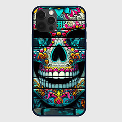 Чехол iPhone 12 Pro Max Cool skull - graffiti ai art