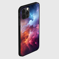 Чехол для iPhone 12 Pro Max Облачный космос, цвет: 3D-черный — фото 2