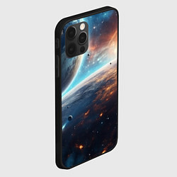 Чехол для iPhone 12 Pro Max Космос и планеты, цвет: 3D-черный — фото 2