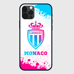 Чехол iPhone 12 Pro Max Monaco neon gradient style