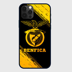 Чехол iPhone 12 Pro Max Benfica - gold gradient