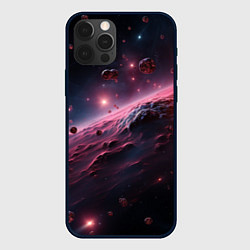 Чехол для iPhone 12 Pro Max Огромная планета в космосе, цвет: 3D-черный