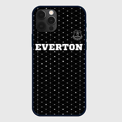 Чехол для iPhone 12 Pro Max Everton sport на темном фоне посередине, цвет: 3D-черный