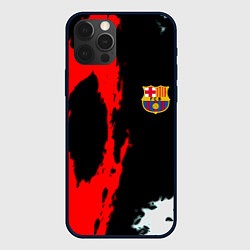 Чехол для iPhone 12 Pro Max Barcelona fc краски спорт, цвет: 3D-черный