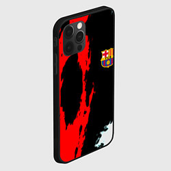 Чехол для iPhone 12 Pro Max Barcelona fc краски спорт, цвет: 3D-черный — фото 2