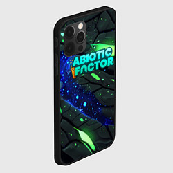 Чехол для iPhone 12 Pro Max Abiotic Factor logo bright neon, цвет: 3D-черный — фото 2