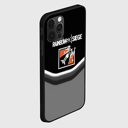 Чехол для iPhone 12 Pro Max Rainbow six game steel, цвет: 3D-черный — фото 2