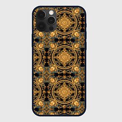 Чехол для iPhone 12 Pro Max Элегантные линии, цвет: 3D-черный