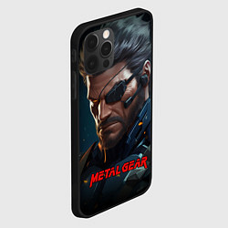 Чехол для iPhone 12 Pro Max Веном Снейк из игры Metal gear, цвет: 3D-черный — фото 2