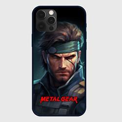 Чехол для iPhone 12 Pro Max Веном Снейк из игры Metal gear, цвет: 3D-черный