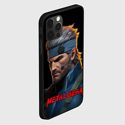 Чехол для iPhone 12 Pro Max Веном Снейк из игры Metal gear, цвет: 3D-черный — фото 2