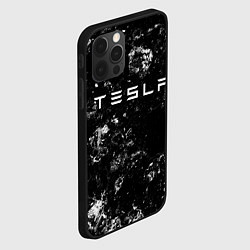 Чехол для iPhone 12 Pro Max Tesla black ice, цвет: 3D-черный — фото 2