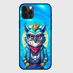 Чехол iPhone 12 Pro Max Сова в одежде на стиле