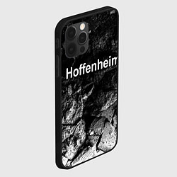 Чехол для iPhone 12 Pro Max Hoffenheim black graphite, цвет: 3D-черный — фото 2