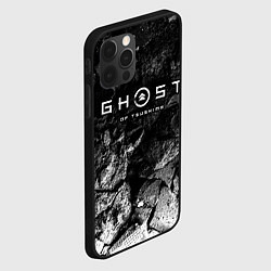 Чехол для iPhone 12 Pro Max Ghost of Tsushima black graphite, цвет: 3D-черный — фото 2