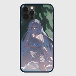 Чехол для iPhone 12 Pro Max Фрирен под деревом, цвет: 3D-черный