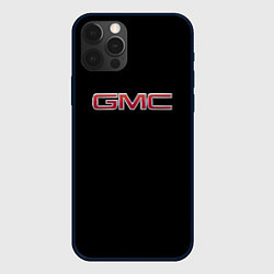 Чехол для iPhone 12 Pro Max GMC logo, цвет: 3D-черный