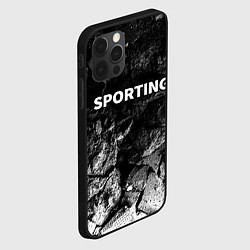 Чехол для iPhone 12 Pro Max Sporting black graphite, цвет: 3D-черный — фото 2