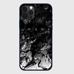 Чехол для iPhone 12 Pro Max Quake black graphite, цвет: 3D-черный
