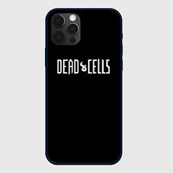 Чехол для iPhone 12 Pro Max Dead Cells logo white, цвет: 3D-черный