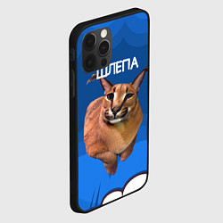 Чехол для iPhone 12 Pro Max Довольный Шлепа, цвет: 3D-черный — фото 2