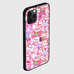 Чехол для iPhone 12 Pro Max Стикеры вконтакте собака, цвет: 3D-черный — фото 2