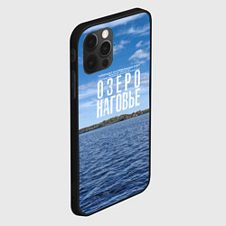 Чехол для iPhone 12 Pro Max Озеро Наговье, цвет: 3D-черный — фото 2