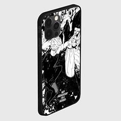Чехол для iPhone 12 Pro Max Годжо против Сукуны - Магическая битва, цвет: 3D-черный — фото 2