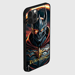 Чехол для iPhone 12 Pro Max Elden Ring персонаж темный рыцарь, цвет: 3D-черный — фото 2