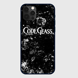Чехол для iPhone 12 Pro Max Code Geass black ice, цвет: 3D-черный