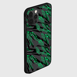 Чехол для iPhone 12 Pro Max Абстрактный камуфляжный узор, цвет: 3D-черный — фото 2