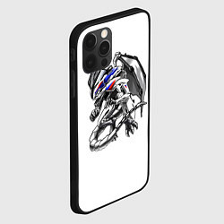 Чехол для iPhone 12 Pro Max BMW s1000rr dragon, цвет: 3D-черный — фото 2