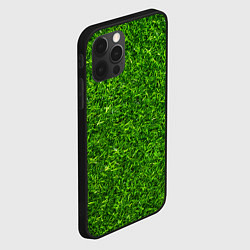 Чехол для iPhone 12 Pro Max Текстура газона, цвет: 3D-черный — фото 2