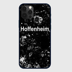 Чехол для iPhone 12 Pro Max Hoffenheim black ice, цвет: 3D-черный