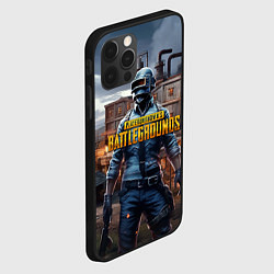 Чехол для iPhone 12 Pro Max PUBG персонаж из игры, цвет: 3D-черный — фото 2