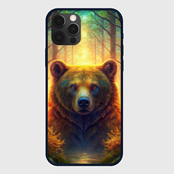 Чехол iPhone 12 Pro Max Медведь на рассвете