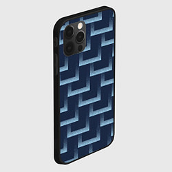 Чехол для iPhone 12 Pro Max Современный замысловатый орнамент, цвет: 3D-черный — фото 2