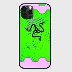 Чехол iPhone 12 Pro Max Razer pattern geometry