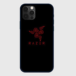 Чехол iPhone 12 Pro Max Razer red logo