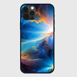 Чехол для iPhone 12 Pro Max Космический пейзаж - галактики, цвет: 3D-черный