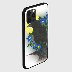 Чехол для iPhone 12 Pro Max Чёрный ворон на ветке, цвет: 3D-черный — фото 2