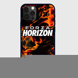 Чехол для iPhone 12 Pro Max Forza Horizon red lava, цвет: 3D-черный