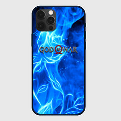 Чехол для iPhone 12 Pro Max God of war neon flower, цвет: 3D-черный