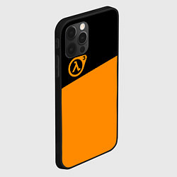 Чехол для iPhone 12 Pro Max Half life orange game, цвет: 3D-черный — фото 2