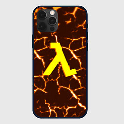 Чехол для iPhone 12 Pro Max Half life разломы блэк меса, цвет: 3D-черный